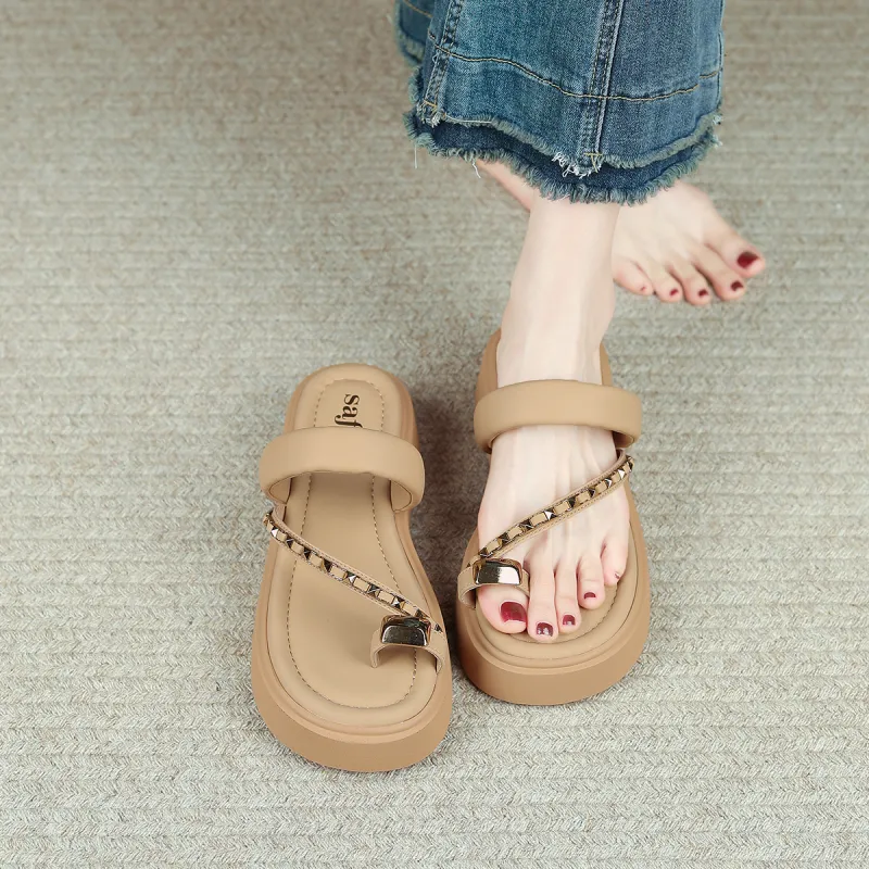 SAFIYA Slide Slippers Women's Black, Yellow, Apricot-17