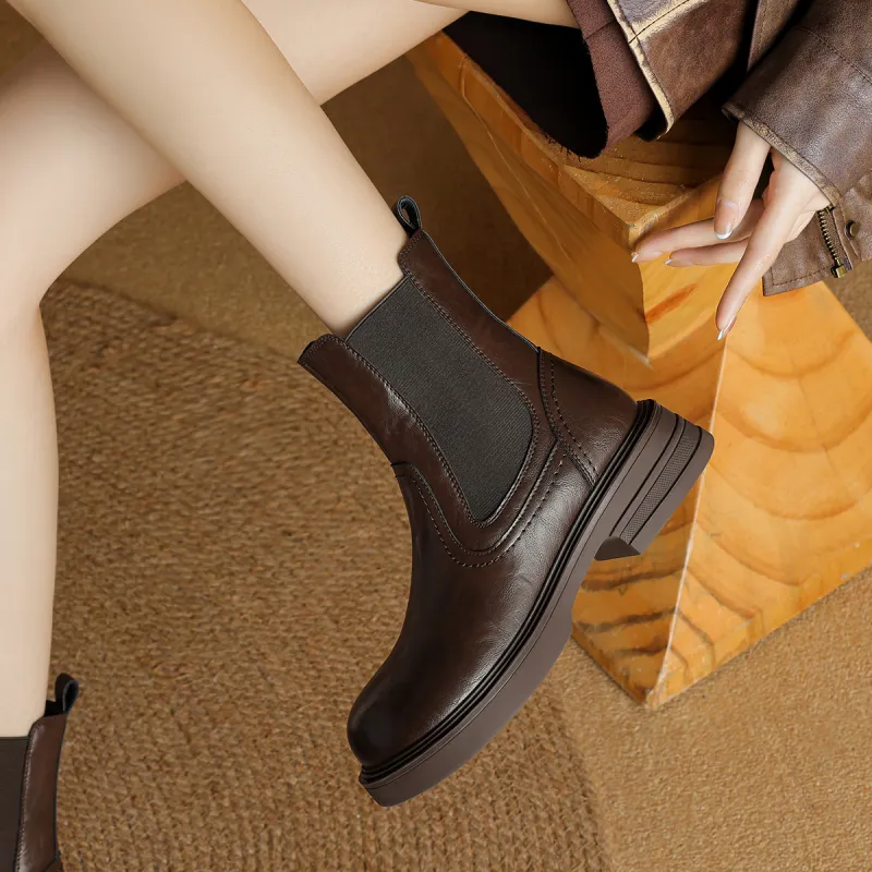 Safiya Short Chelsea Boots Women's-11