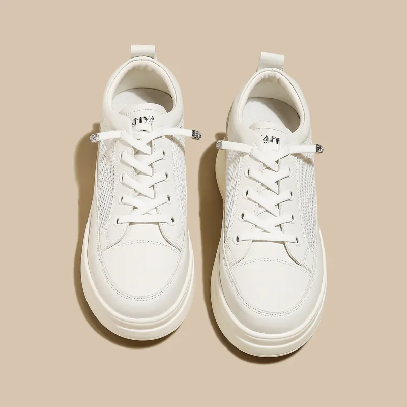 Safiya Low Top Skateboard Shoes Women's Ecru-1