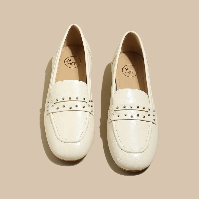 SAFIYA Loafers Women's Black, Beige, Caramel-7