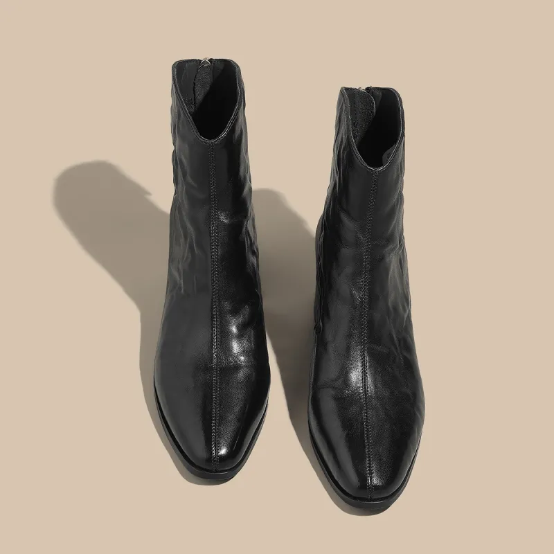 SAFIYA Ankle Boots Women's Black/Brown-1