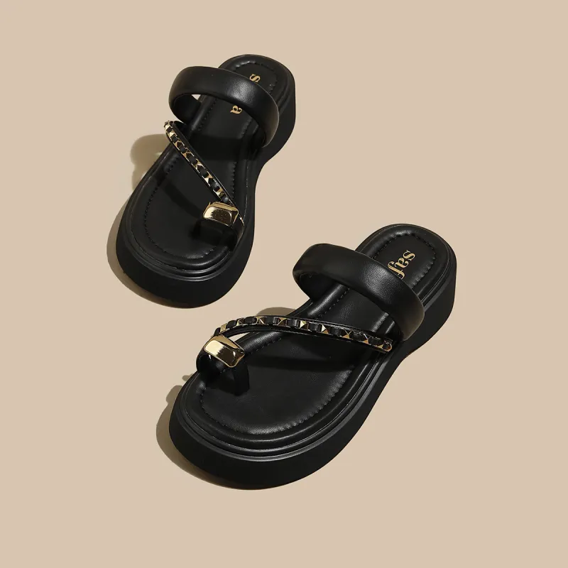 SAFIYA Slide Slippers Women's Black, Yellow, Apricot-1