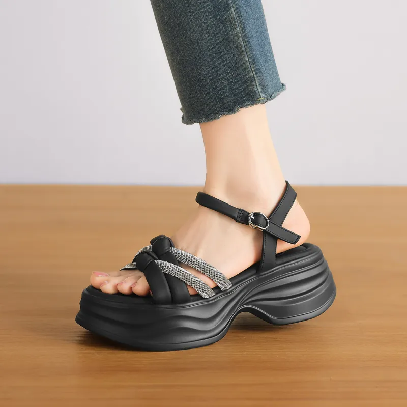Safiya One Strap Sandals Women's-3