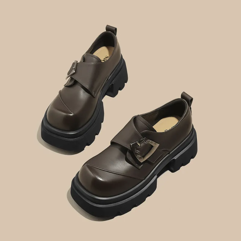 Safiya Chunky Heel Loafers Women's-6