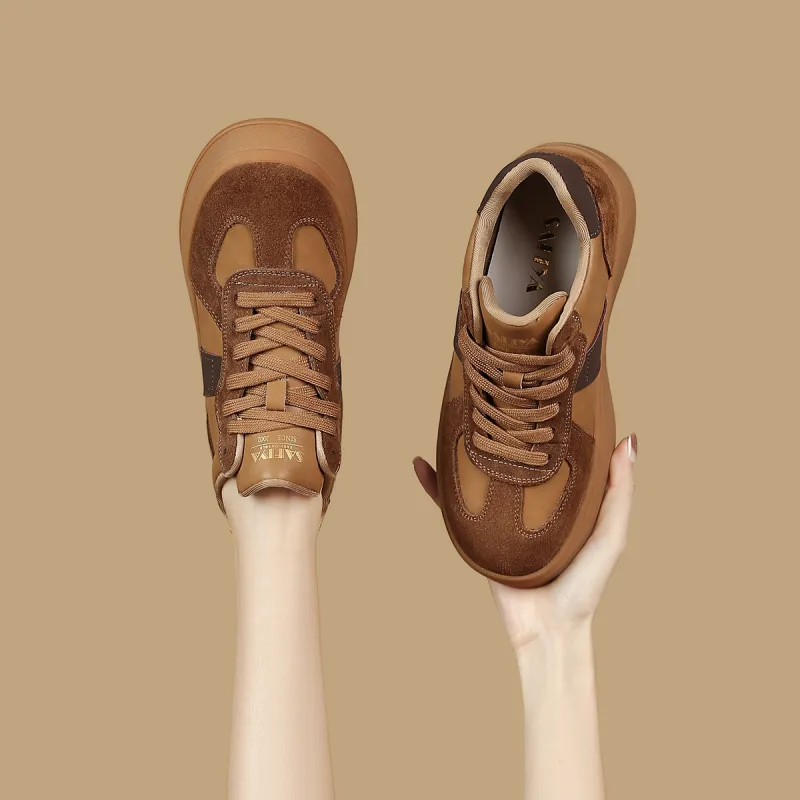 Safiya German Army Trainers High-Top Skateboard Shoes Women's-6