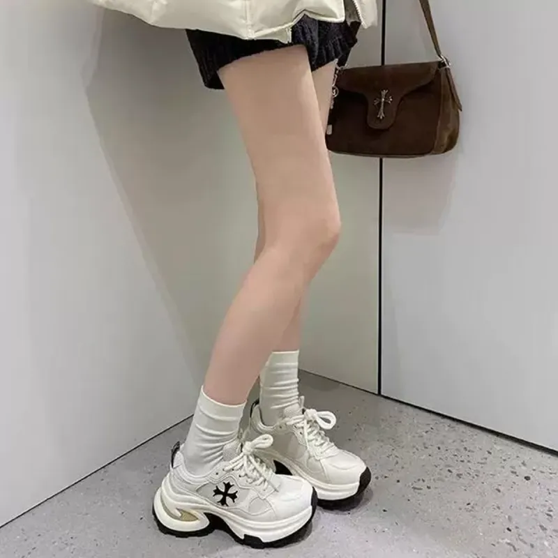 Safiya Low Top Chunky Sneakers Women's Ecru-5
