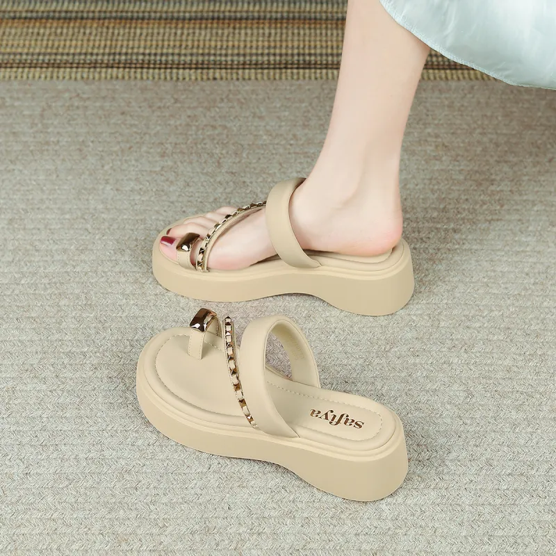 SAFIYA Slide Slippers Women's Black, Yellow, Apricot-9