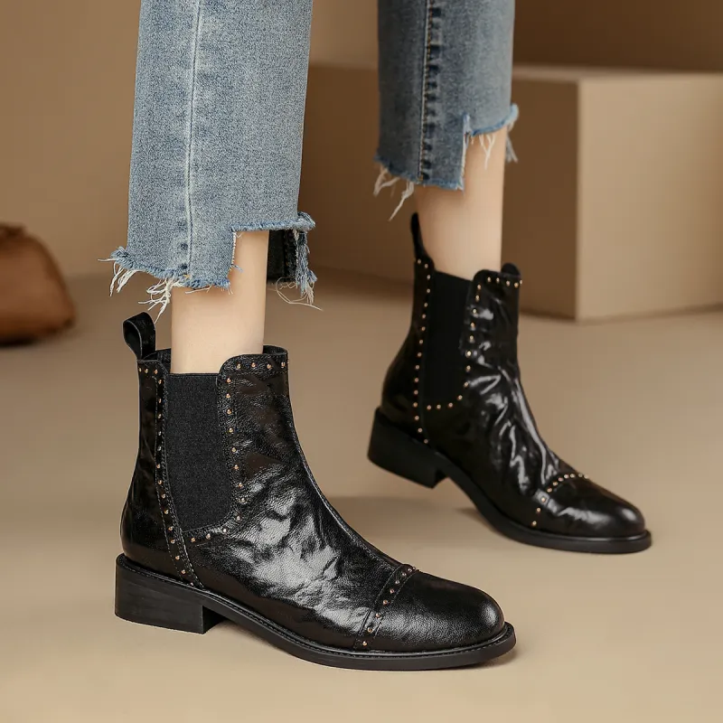 Safiya Short Chelsea Boots Women's-3