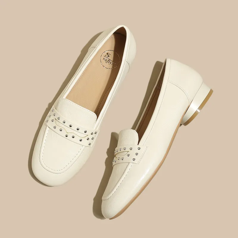 SAFIYA Loafers Women's Black, Beige, Caramel-8