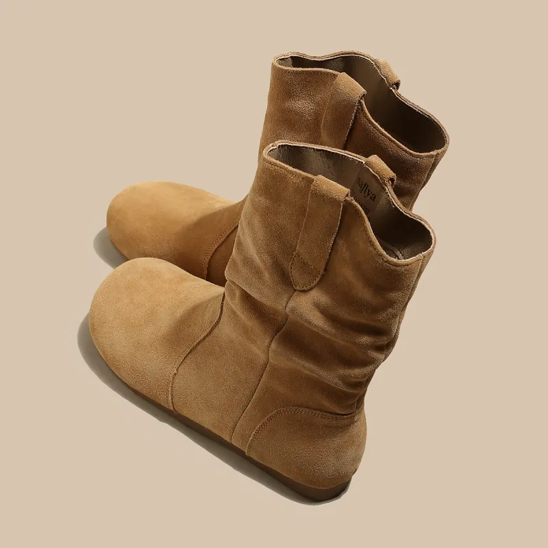 SAFIYA Ankle Boots Women's Yellow/Khaki-3