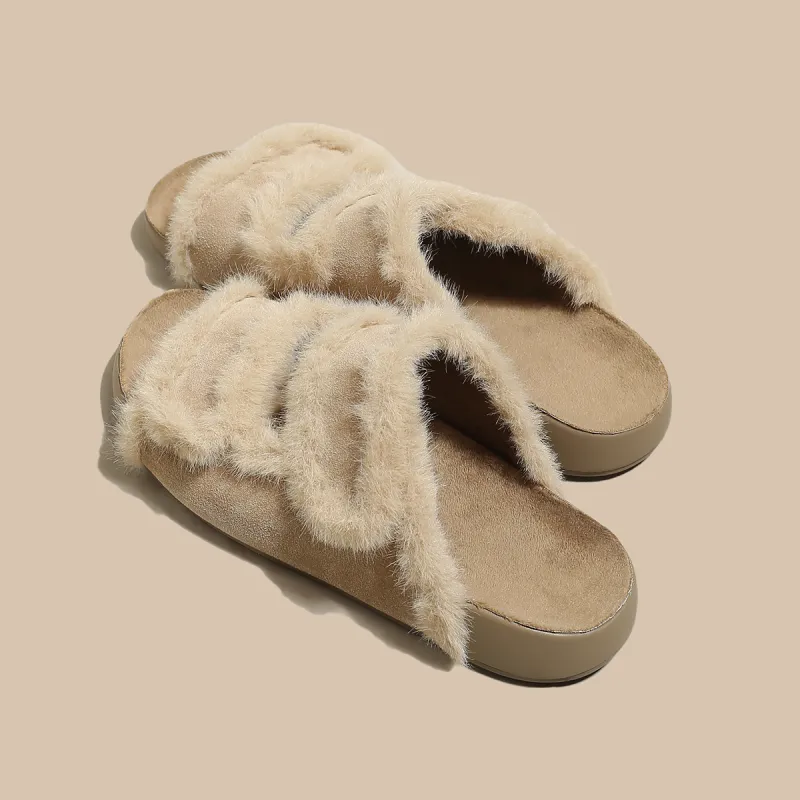 SAFIYA Slide Slippers Women's Apricot/Yellow-2