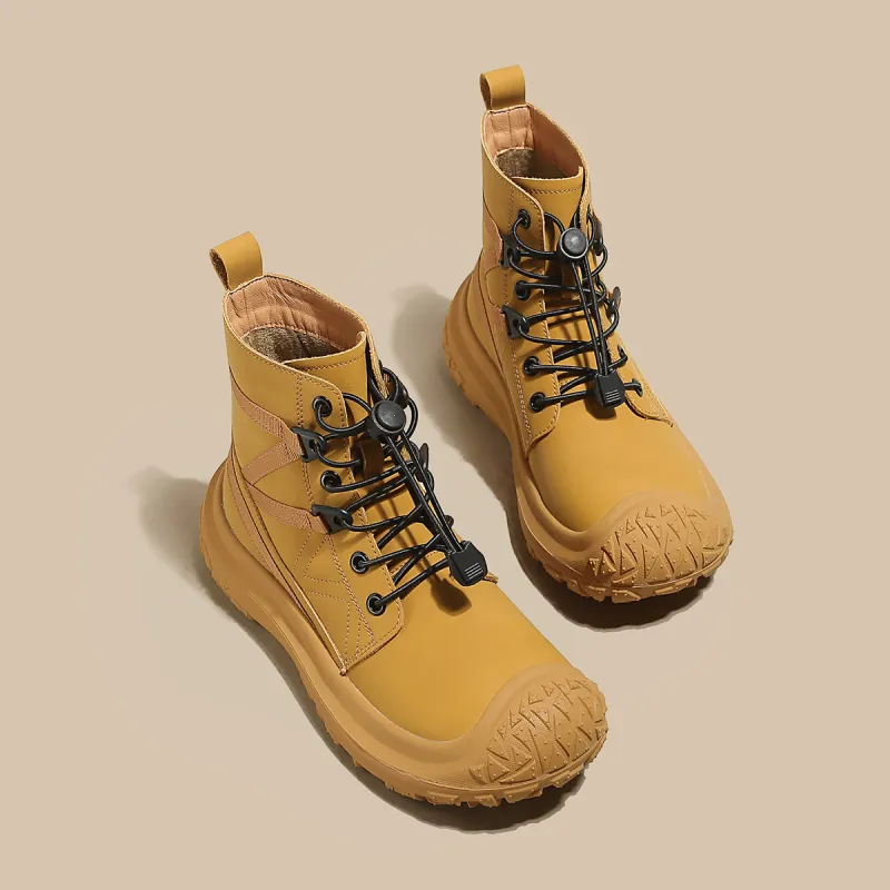 Safiya Short Outdoor Boots Women's Yellow-1
