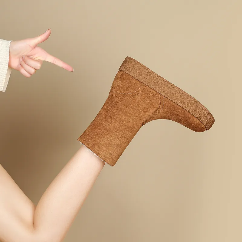 SAFIYA Ankle Boots Women's Caramel/Khaki/Black-6