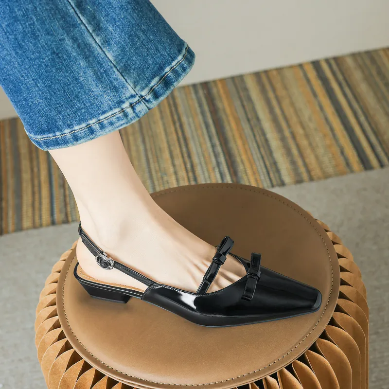 Safiya Chunky Heel One Strap Sandals Women's-4