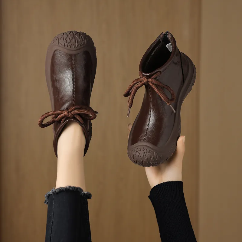 Safiya Ankle Boots Women's Brown-5