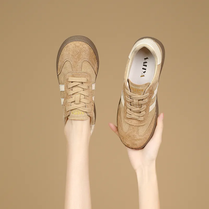 Safiya German Army Trainers Low-Top Skateboard Shoes Women's-6