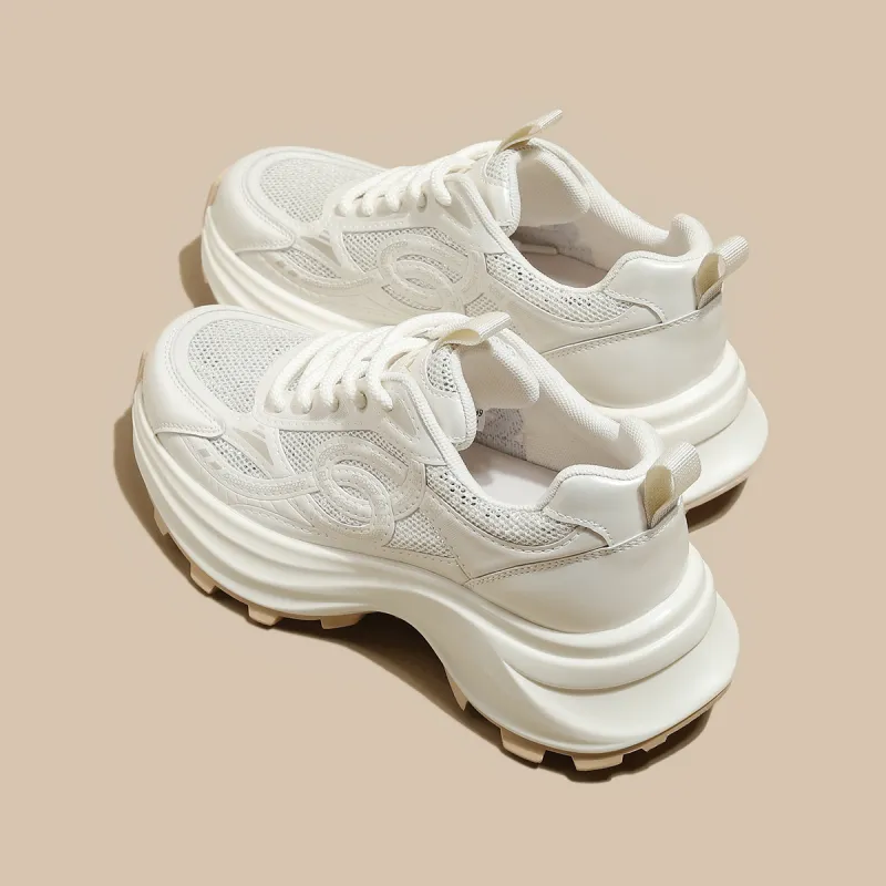 Safiya Cushioning Abrasion Resistant Lightweight Low Top Chunky Sneakers Women's-9