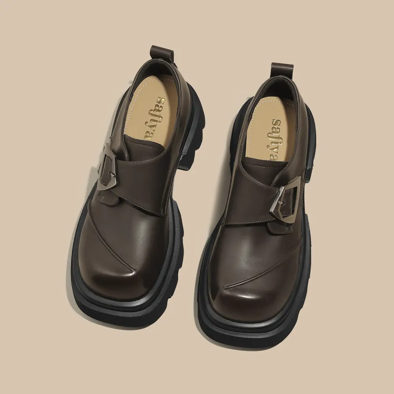 Safiya Chunky Heel Loafers Women's-7