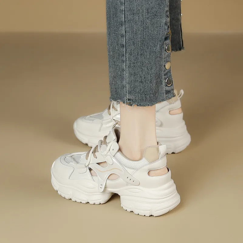 Safiya Low Top Chunky Sneakers Women's-4