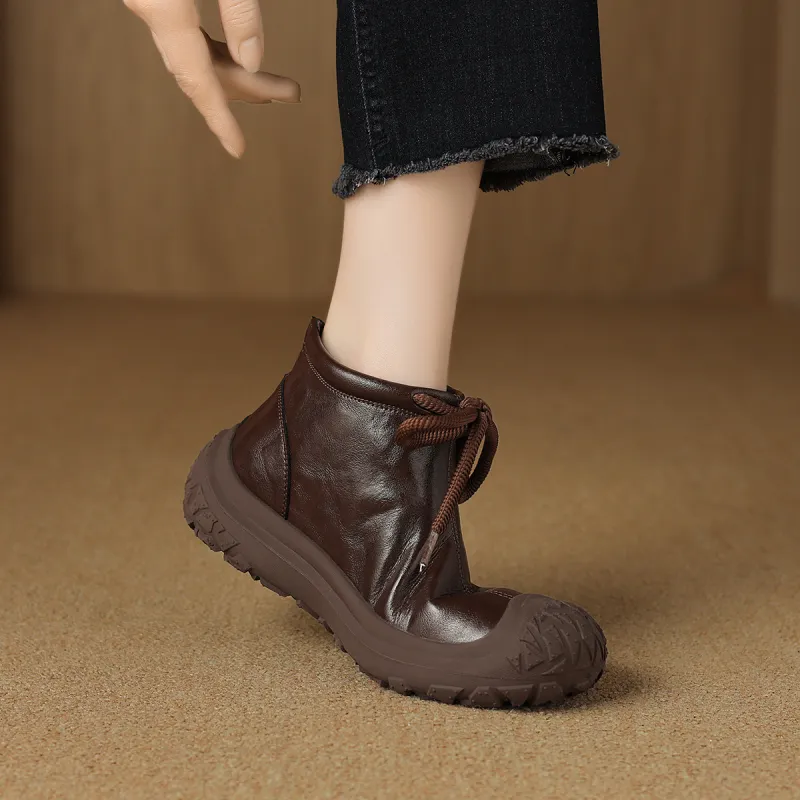 Safiya Ankle Boots Women's Brown-3