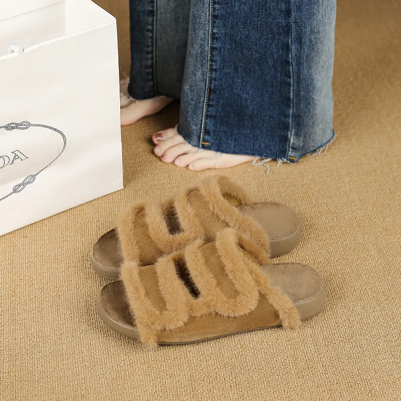 SAFIYA Slide Slippers Women's Apricot/Yellow-9