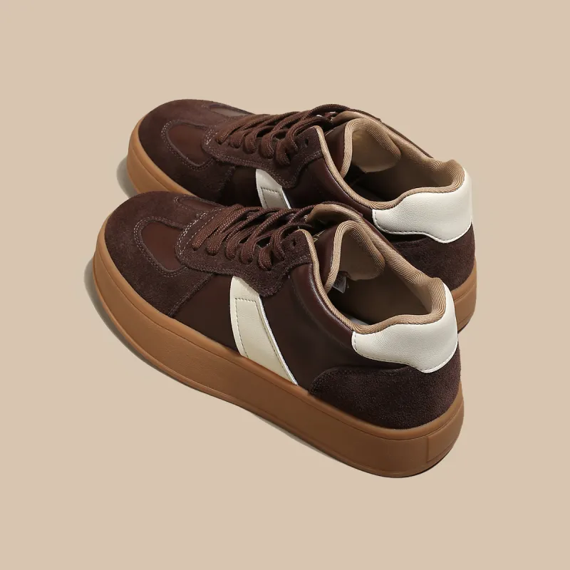 Safiya German Army Trainers High-Top Skateboard Shoes Women's-9