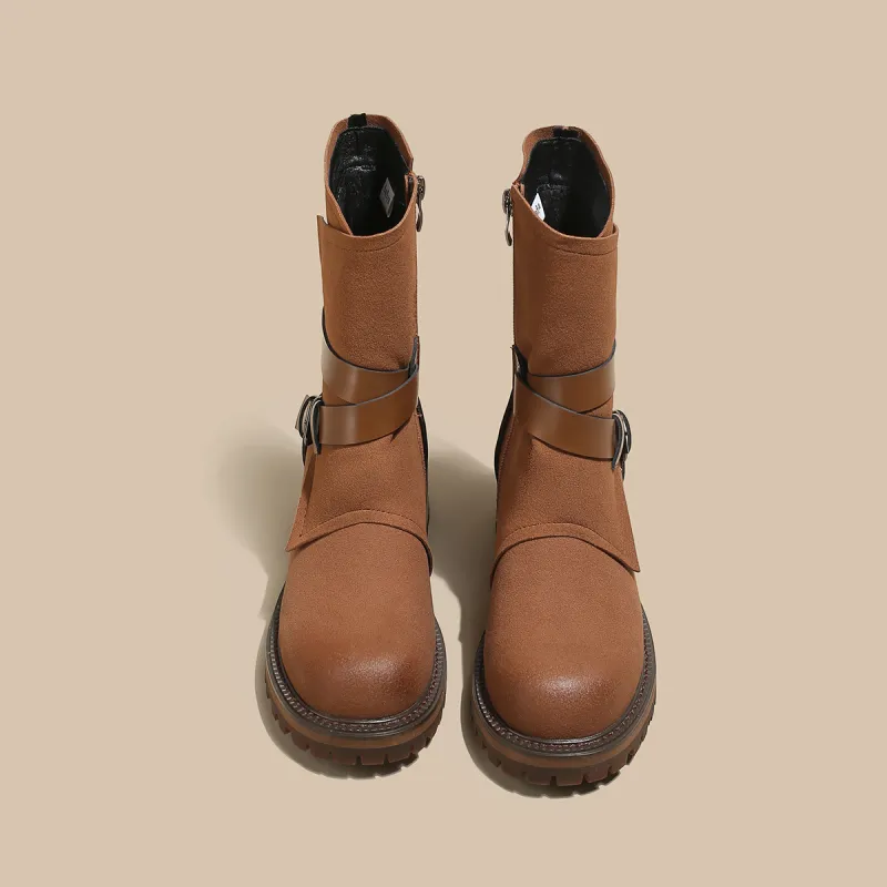 SAFIYA Ankle Boots Women's Black/Brown-8
