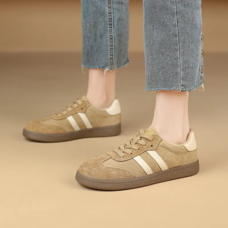 Safiya German Army Trainers Low-Top Skateboard Shoes Women's-4