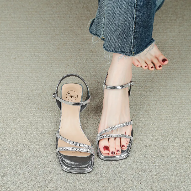 Safiya One Strap Sandals Women's-10