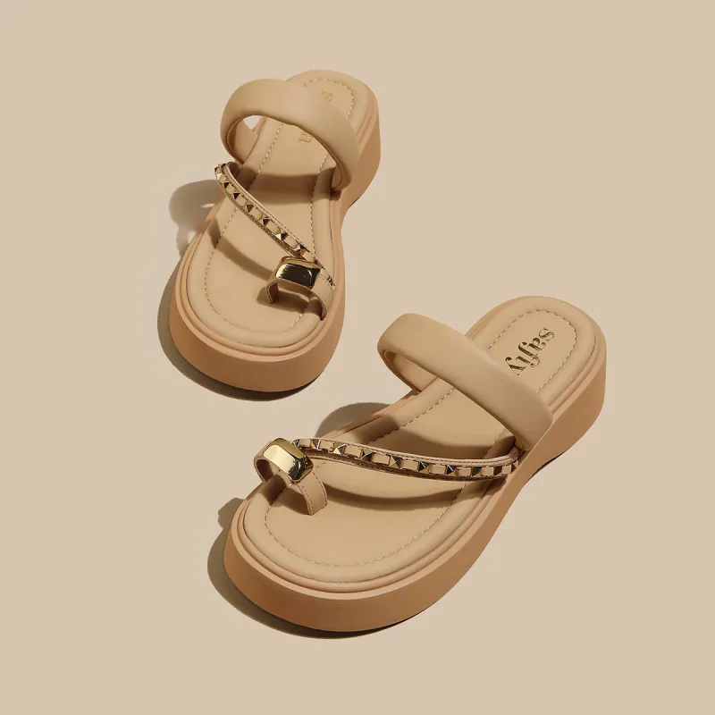 SAFIYA Slide Slippers Women's Black, Yellow, Apricot-13