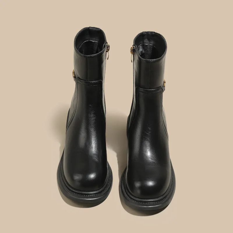 Safiya Ankle Boots Women's Black-3