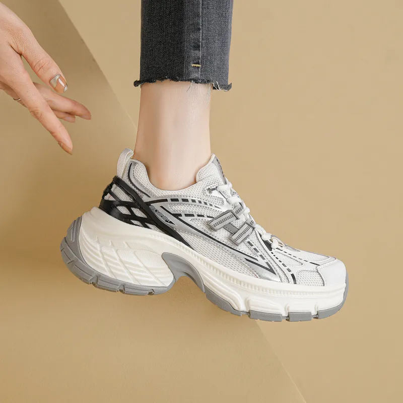 Safiya Low Top Chunky Sneakers 6.8cm Women's-4