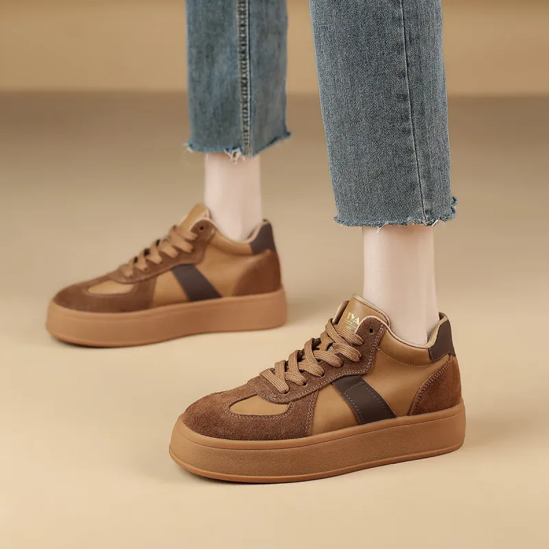 Safiya German Army Trainers High-Top Skateboard Shoes Women's-4