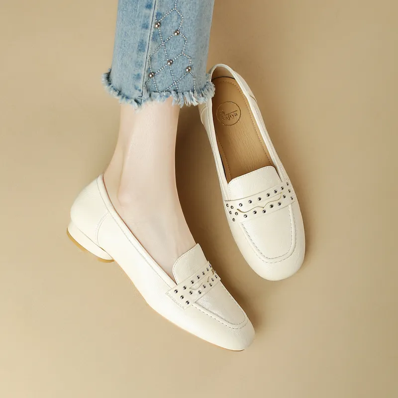 SAFIYA Loafers Women's Black, Beige, Caramel-10