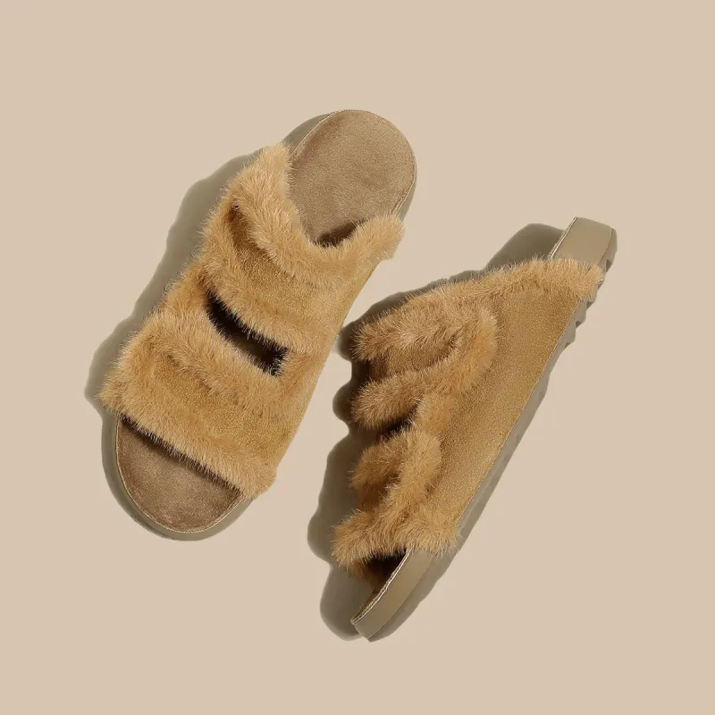 SAFIYA Slide Slippers Women's Apricot/Yellow-8