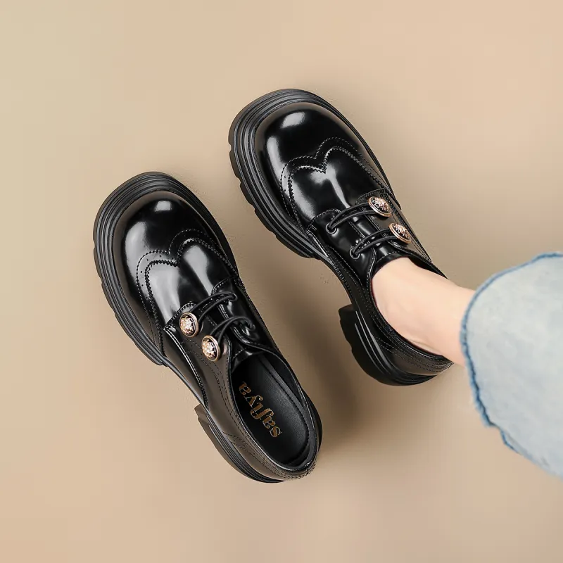 Safiya Chunky Heel Loafers Women's-6