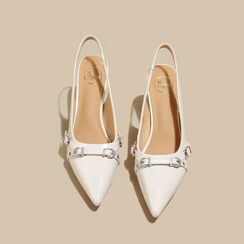 Safiya Chunky Heel One Strap Sandals Women's-6