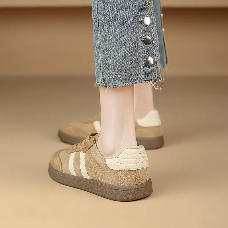 Safiya German Army Trainers Low-Top Skateboard Shoes Women's-3