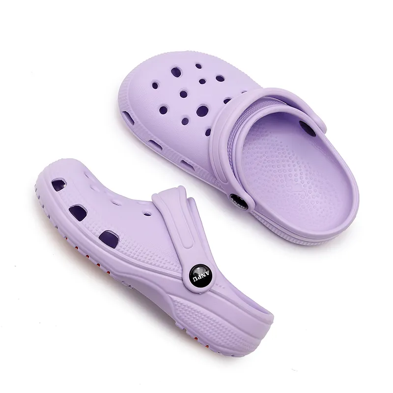 XGGC Summer Outerwear Closed Toe Breathable Odor Resistant EVA Slip Resistant Platform Kids' Slip Resistant Clogs-14