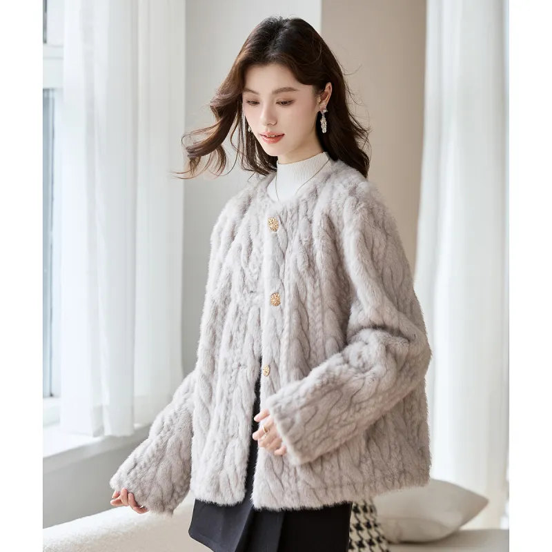 CARBAMMI Velvet feel Coat Women's-9