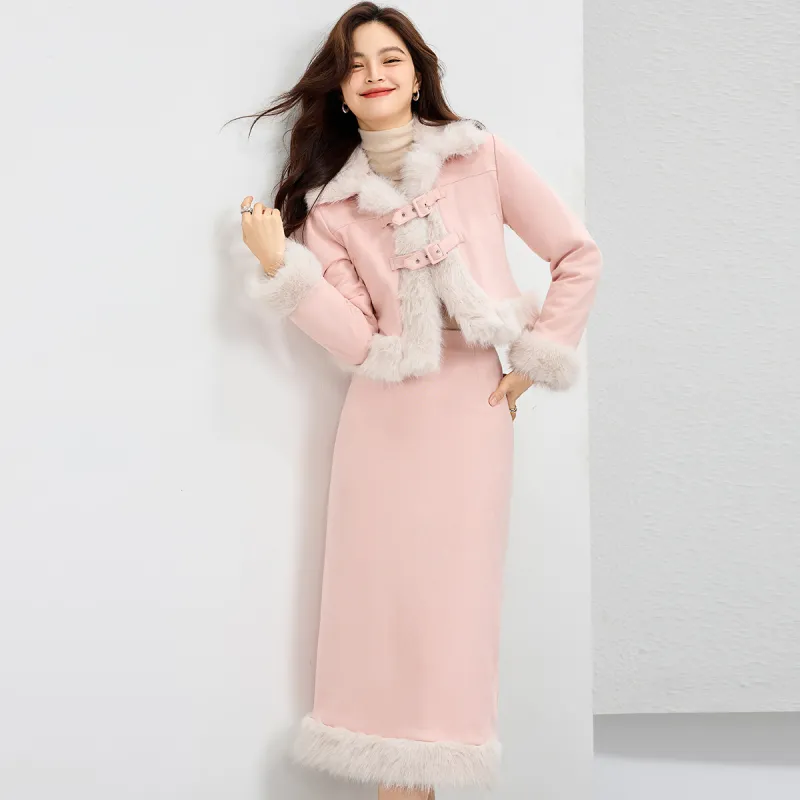 CARBAMMI Skirt Set Women's Pink-10