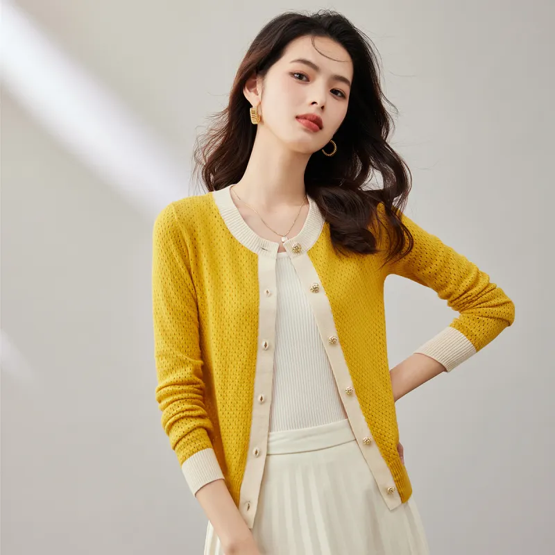 CARBAMMI Sweater Women's Yellow-3