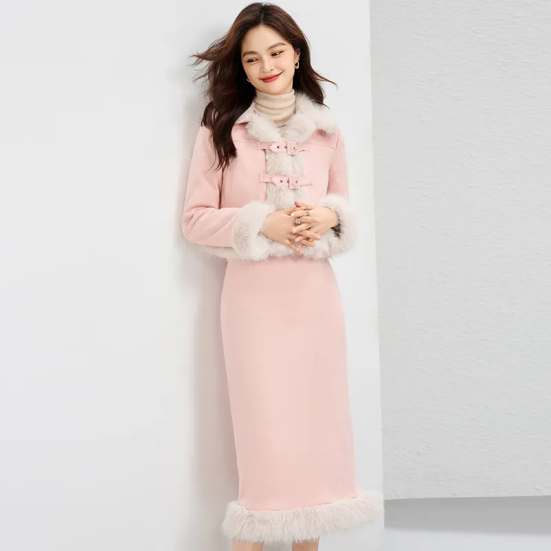 CARBAMMI Skirt Set Women's Pink-9