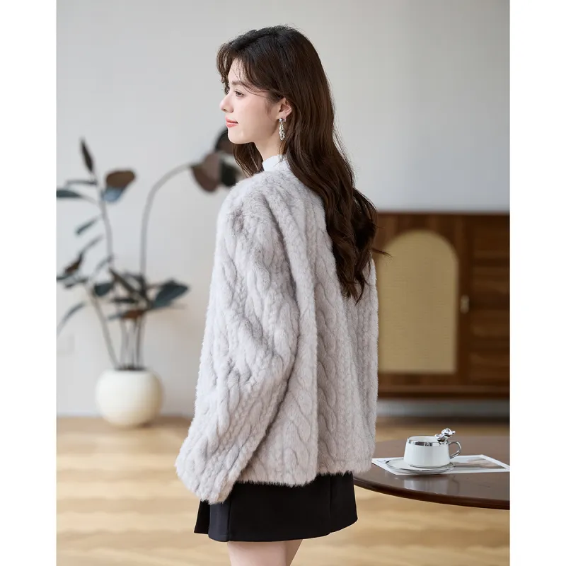CARBAMMI Velvet feel Coat Women's-8