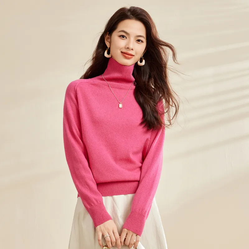 CARBAMMI Sweater Women's Bright Pink-4