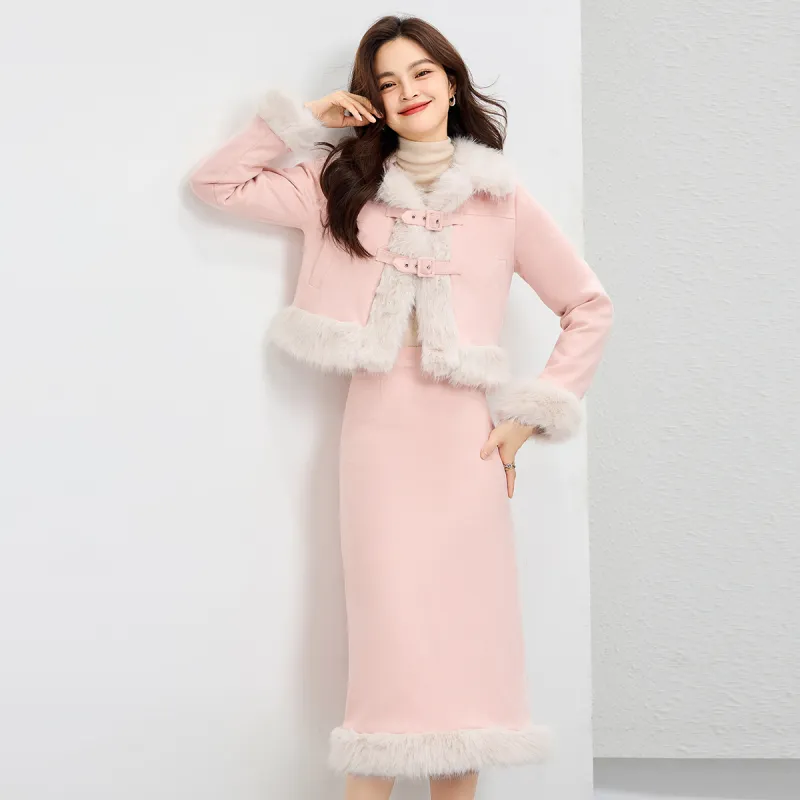 CARBAMMI Skirt Set Women's Pink-6
