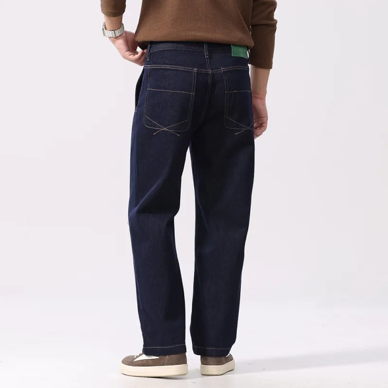 HARSIINCN Jeans Men's H25AMNK257 Dark Blue-4