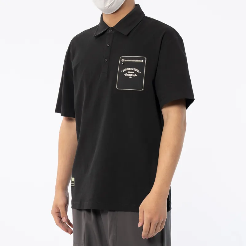 HARSIINCN Polo Shirt Men's H25SMPY230 Black-3