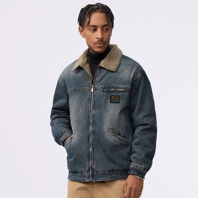 HARSIINCN Denim Jackets Men H24AMJY128R Blue-4