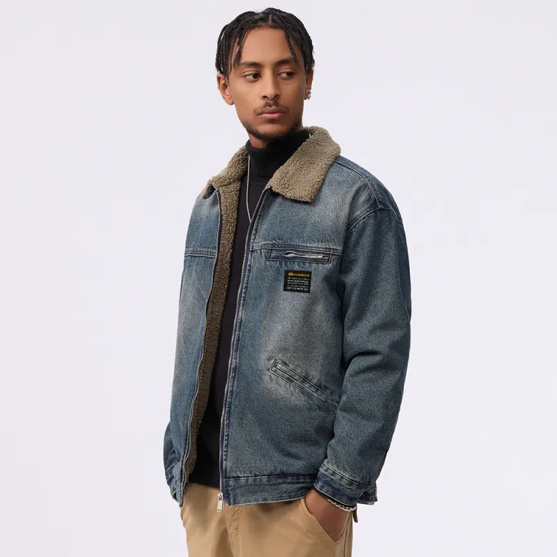 HARSIINCN Denim Jackets Men H24AMJY128R Blue-3